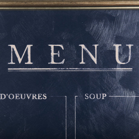 MENU II by Mercana Studio a Hand Embellished Textured Framed Art Print Matted under Glass from Mercana - Luna Furniture