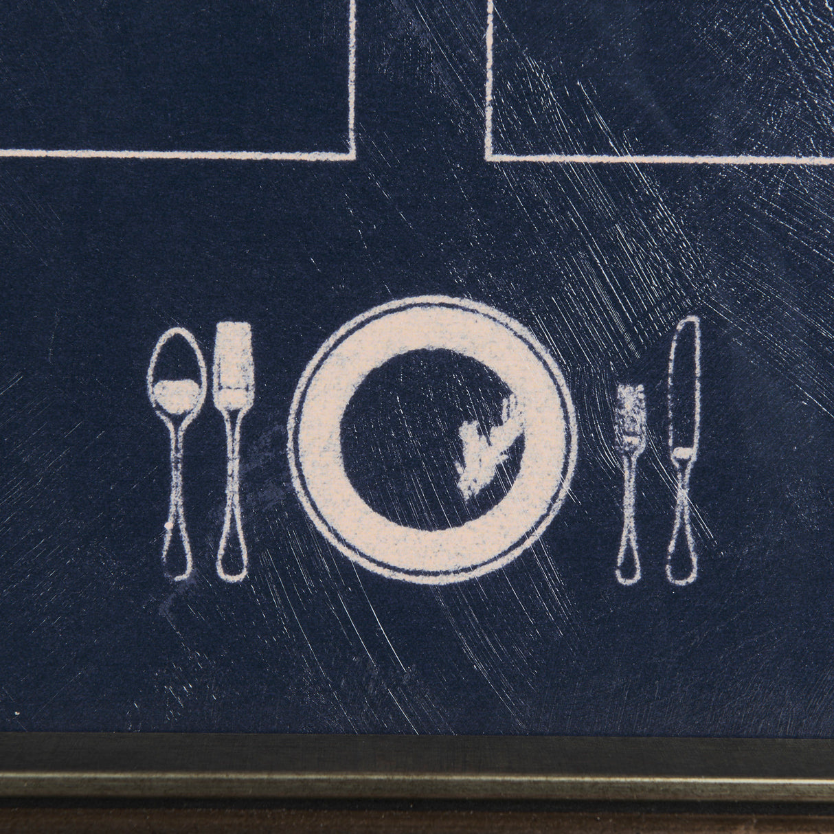 MENU II by Mercana Studio a Hand Embellished Textured Framed Art Print Matted under Glass from Mercana - Luna Furniture
