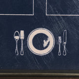 MENU II by Mercana Studio a Hand Embellished Textured Framed Art Print Matted under Glass from Mercana - Luna Furniture