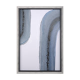 Water Arch II by Mercana Studio a Hand Embellished Textured Framed Art Print from Mercana - Luna Furniture