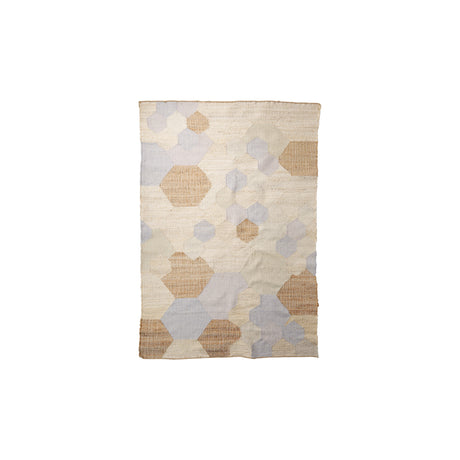 Mayson 5x8 Cream Multi-Colored Honeycomb Pattern Area Rug from Mercana - Luna Furniture