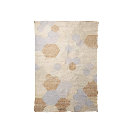 Mayson 8x10 Cream Multi-Colored Honeycomb Pattern Area Rug from Mercana - Luna Furniture
