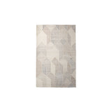 Kolt 5x8 Neutral Geometric Patterned Wool Area Rug from Mercana - Luna Furniture