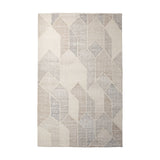 Kolt 9x12 Neutral Geometric Patterned Wool Area Rug from Mercana - Luna Furniture
