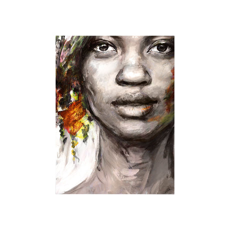 Unity VII Woman (S) by Mercana Studio a Hand Embellished Textured Canvas from Mercana - Luna Furniture