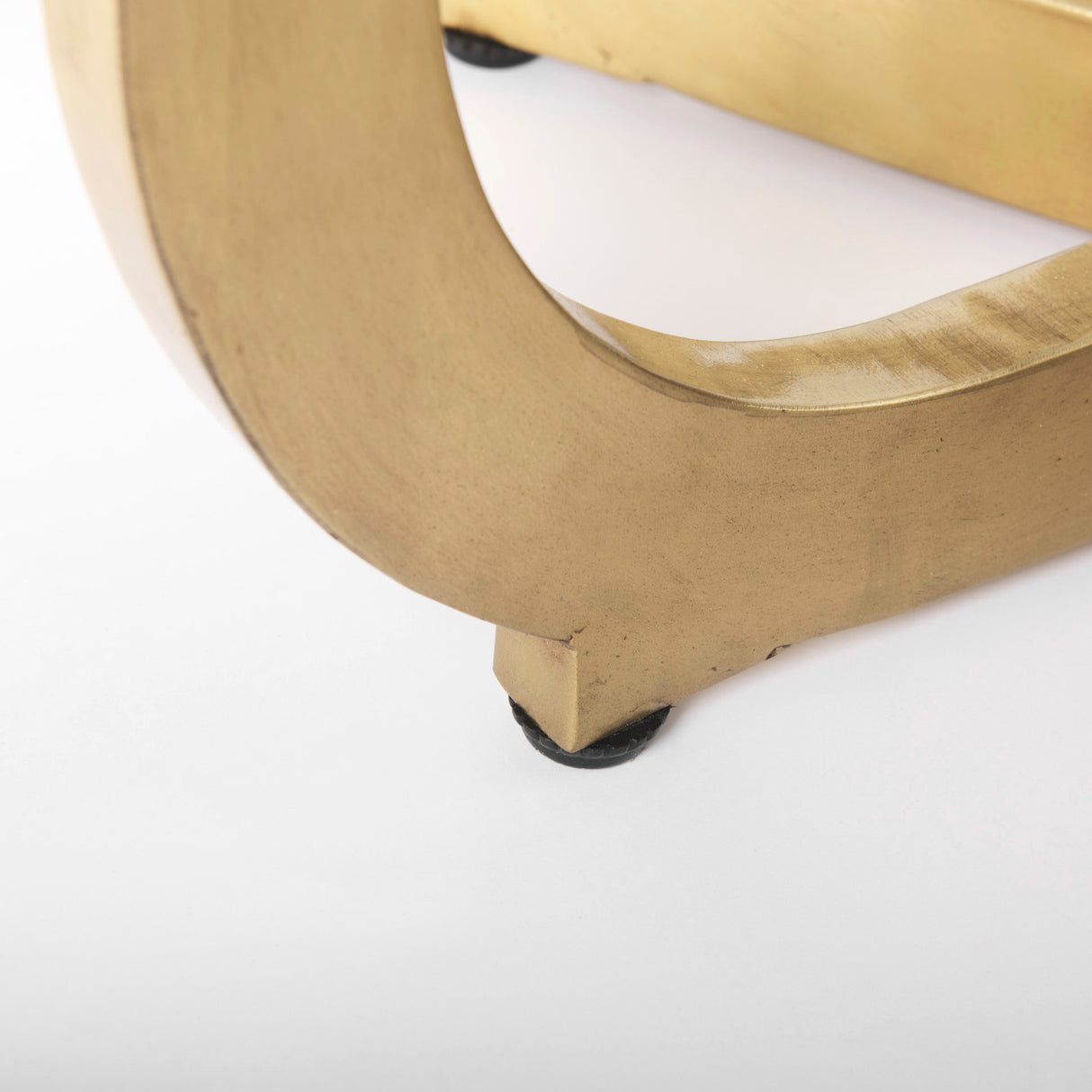 Laurent 48" Marble Top Gold Metal Base Dining Table from Mercana - Luna Furniture