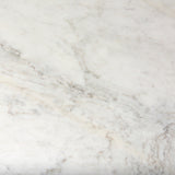 Laurent 48" Marble Top Gold Metal Base Dining Table from Mercana - Luna Furniture