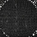 Lola (Set of 3) Black Water Hyacinth Zig Zag Weave Round Basket W/ Handles from Mercana - Luna Furniture