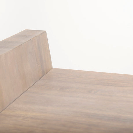 Elaine III 60L x 16W Brown Wood Angled Leg Console Table from Mercana - Luna Furniture