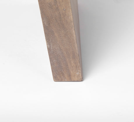 Elaine III 60L x 16W Brown Wood Angled Leg Console Table from Mercana - Luna Furniture