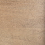 Morris 63.0L x 15.0W x 31.0H Beige Wood w/ Black Metal Frame 2 Drawer Console Table from Mercana - Luna Furniture