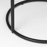 Arlo 20.5L x 20.5W x 24.4H Brown Wood W/Black Metal End Table from Mercana - Luna Furniture