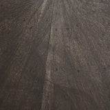 Arlo 20.5L x 20.5W x 24.4H Brown Wood W/Black Metal End Table from Mercana - Luna Furniture