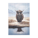 Wild Ox Painting on Wood from Mercana - Luna Furniture