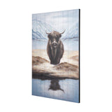 Wild Ox Painting on Wood from Mercana - Luna Furniture
