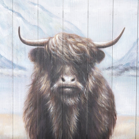 Wild Ox Painting on Wood from Mercana - Luna Furniture