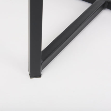 Frodo 29.75H Gray Fabric Seat W/Black Iron Frame Bar Stool from Mercana - Luna Furniture