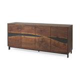 Hemlock 69L x 18W x 30H Brown Wood Sideboard from Mercana - Luna Furniture