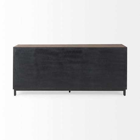 Hemlock 69L x 18W x 30H Brown Wood Sideboard from Mercana - Luna Furniture