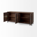 Hemlock 69L x 18W x 30H Brown Wood Sideboard from Mercana - Luna Furniture