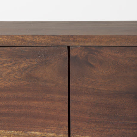 Hemlock 69L x 18W x 30H Brown Wood Sideboard from Mercana - Luna Furniture