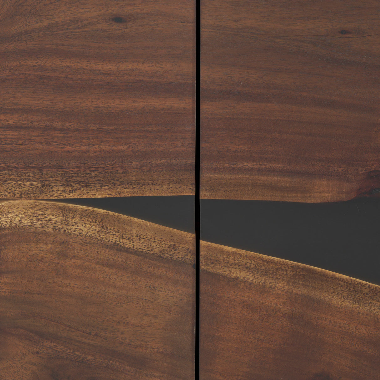 Hemlock 69L x 18W x 30H Brown Wood Sideboard from Mercana - Luna Furniture