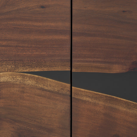 Hemlock 69L x 18W x 30H Brown Wood Sideboard from Mercana - Luna Furniture