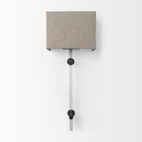 Kinsley Beige Shade W/Transparent Body Wall Sconce from Mercana - Luna Furniture