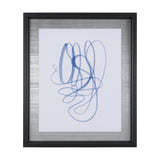 Lines V by Mercana Studio a Hand Embellished Textured Framed Art Print Matted under Glass from Mercana - Luna Furniture