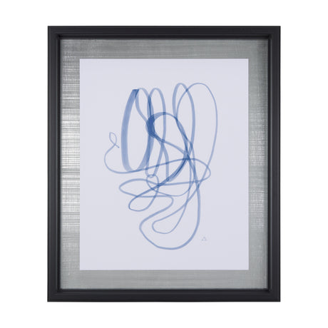 Lines V by Mercana Studio a Hand Embellished Textured Framed Art Print Matted under Glass from Mercana - Luna Furniture