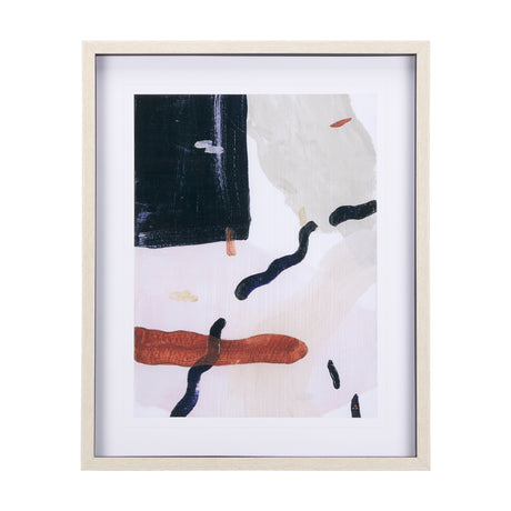 Color Blocks I by Mercana Studio a Hand Embellished Textured Framed Art Print Matted under Glass from Mercana - Luna Furniture