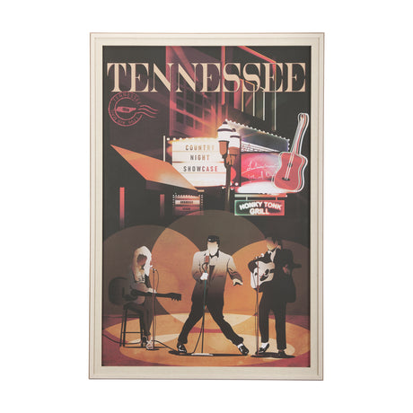 Tennessee Go USA (XL) by Mercana Studio a Hand Embellished Decograph Framed Art Print under Glass from Mercana - Luna Furniture