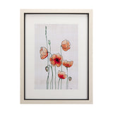 Meadow flowers I by Mercana Studio a Hand Embellished Textured Framed Art Print Matted under Glass from Mercana - Luna Furniture