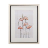 Meadow flowers II by Mercana Studio a Hand Embellished Textured Framed Art Print Matted under Glass from Mercana - Luna Furniture