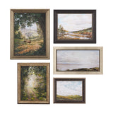 Sea View (Set of 5) by Mercana Studioa Hand Embellished Textured Framed Art Print from Mercana - Luna Furniture