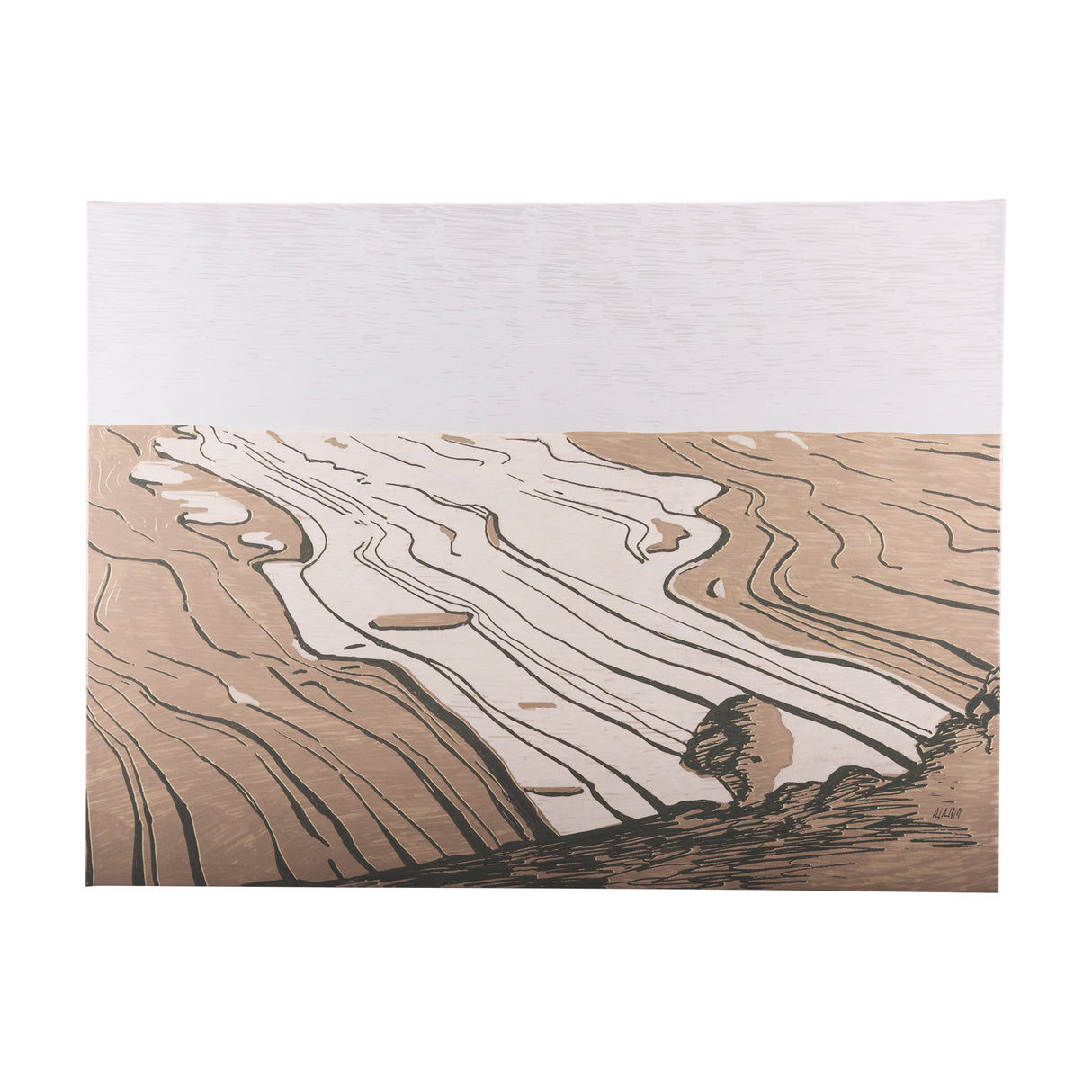 Farmland Fall by Mercana Studio a Hand Embellished Textured Canvas from Mercana - Luna Furniture