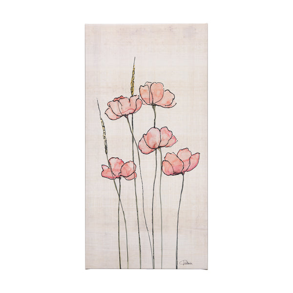Meadow flowers II by Mercana Studio a Hand Embellished Textured Canvas