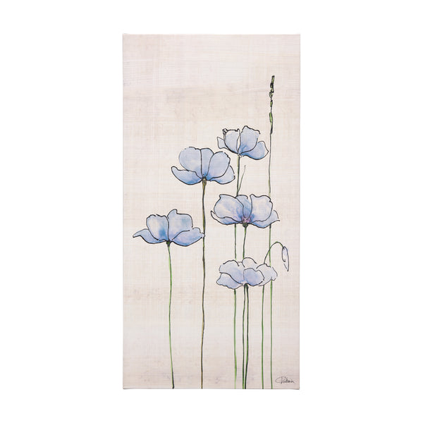Meadow flowers IV by Mercana Studio a Hand Embellished Textured Canvas
