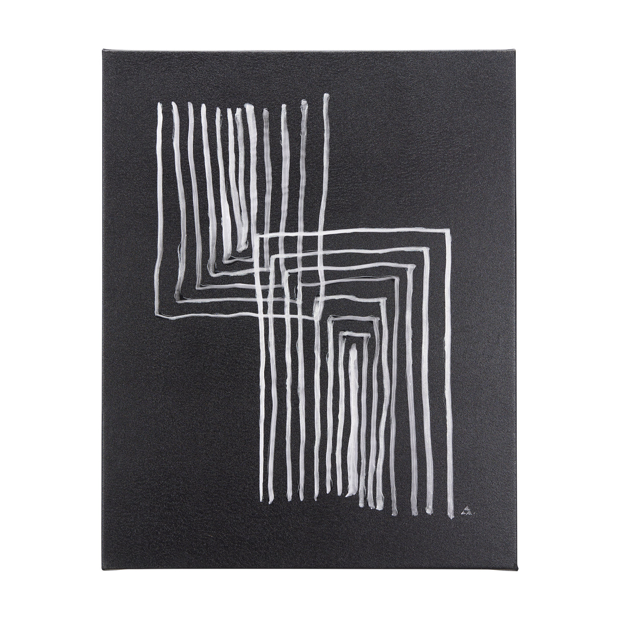 Lines II by Mercana Studio a Hand Embellished Textured Canvas from Mercana - Luna Furniture