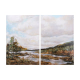 River Valley by Mercana Studio a Hand Embellished Textured Canvas from Mercana - Luna Furniture