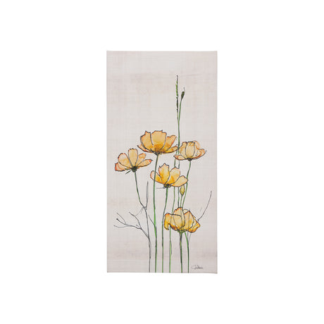 Meadow flowers III by Mercana Studio a Hand Embellished Textured Canvas from Mercana - Luna Furniture