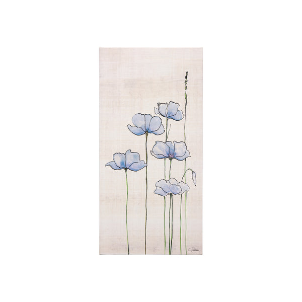 Meadow flowers IV by Mercana Studio a Hand Embellished Textured Canvas