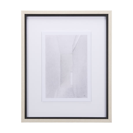 Corridor I by Mercana Studio a Hand Embellished Textured Framed Art Print Matted under Glass from Mercana - Luna Furniture