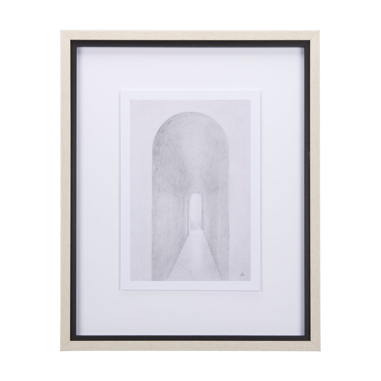 Corridor II by Mercana Studio a Hand Embellished Textured Framed Art Print Matted under Glass from Mercana - Luna Furniture