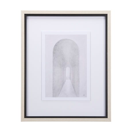Corridor II by Mercana Studio a Hand Embellished Textured Framed Art Print Matted under Glass from Mercana - Luna Furniture