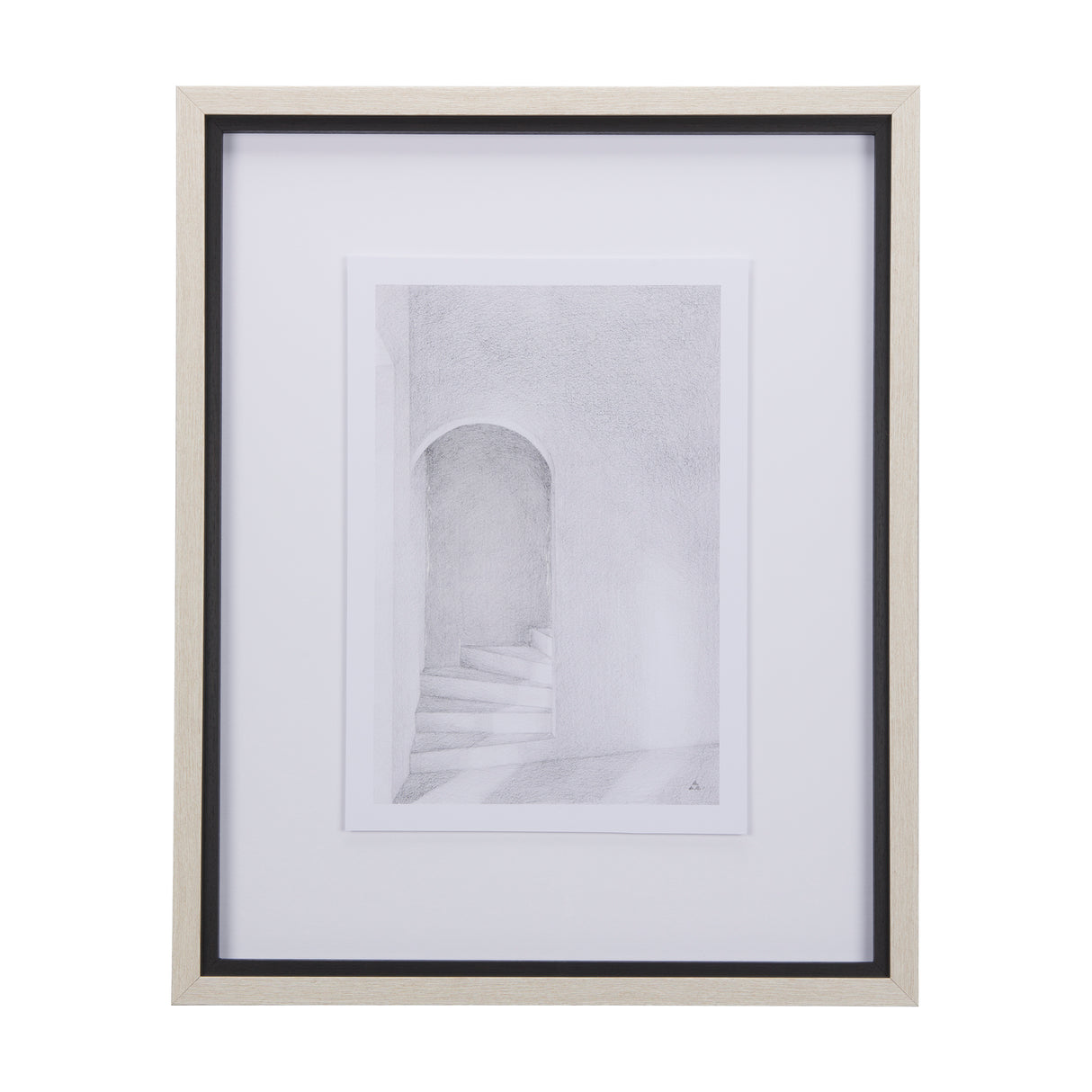 Corridor III by Mercana Studio a Hand Embellished Textured Framed Art Print Matted under Glass from Mercana - Luna Furniture