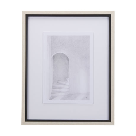 Corridor III by Mercana Studio a Hand Embellished Textured Framed Art Print Matted under Glass from Mercana - Luna Furniture