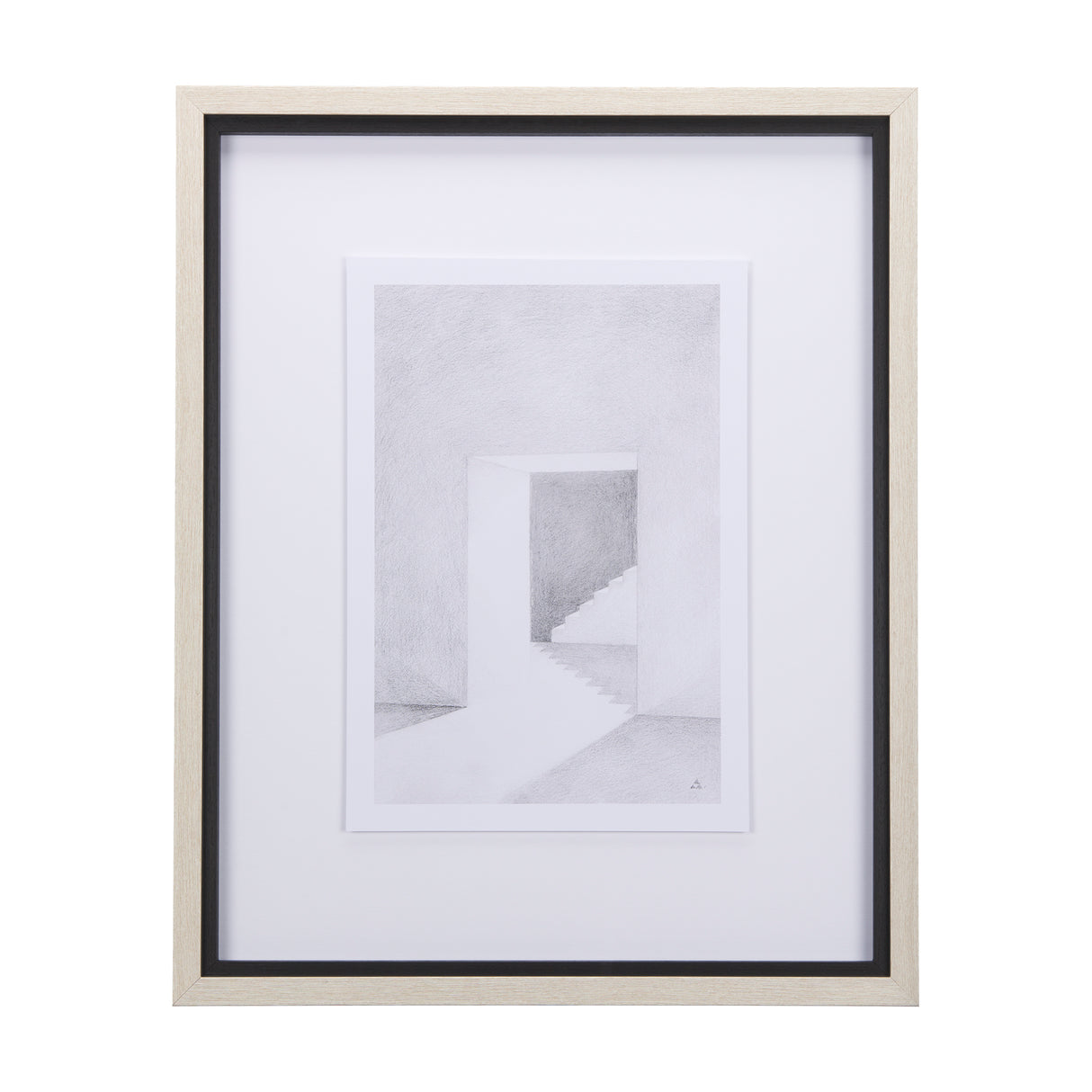 Corridor IV by Mercana Studio a Hand Embellished Textured Framed Art Print Matted under Glass from Mercana - Luna Furniture