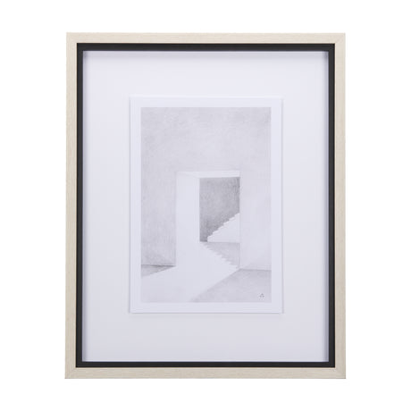 Corridor IV by Mercana Studio a Hand Embellished Textured Framed Art Print Matted under Glass from Mercana - Luna Furniture