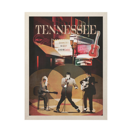 Tennessee Go USA (L) by Mercana Studio a Hand Embellished Decograph Framed Art Print from Mercana - Luna Furniture